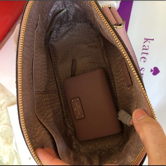 🌹Kate Spade Carli satchel Set Dusty Peony🌹 - Picture 4 of 7
